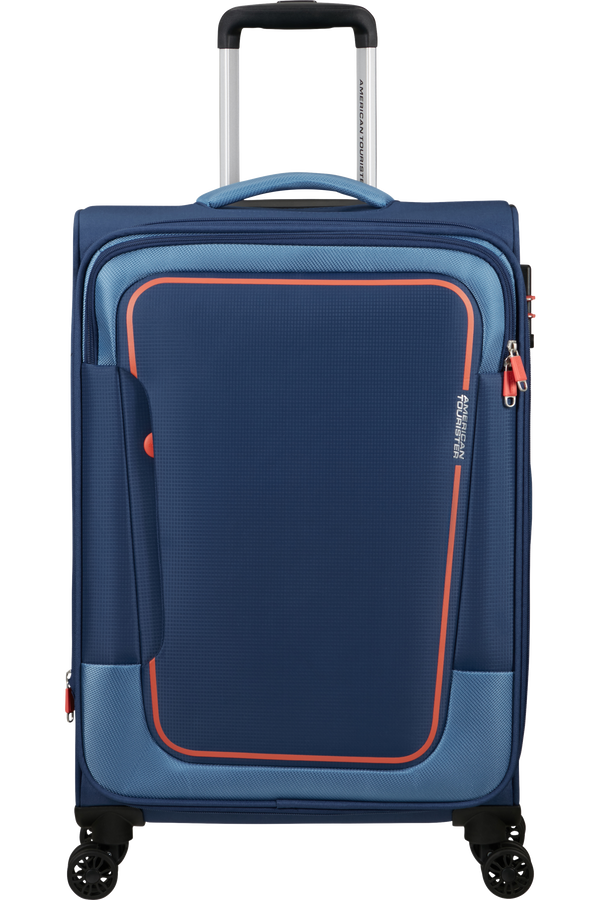 American Tourister Pulsonic Spinner Expandable 68cm  Combat Navy