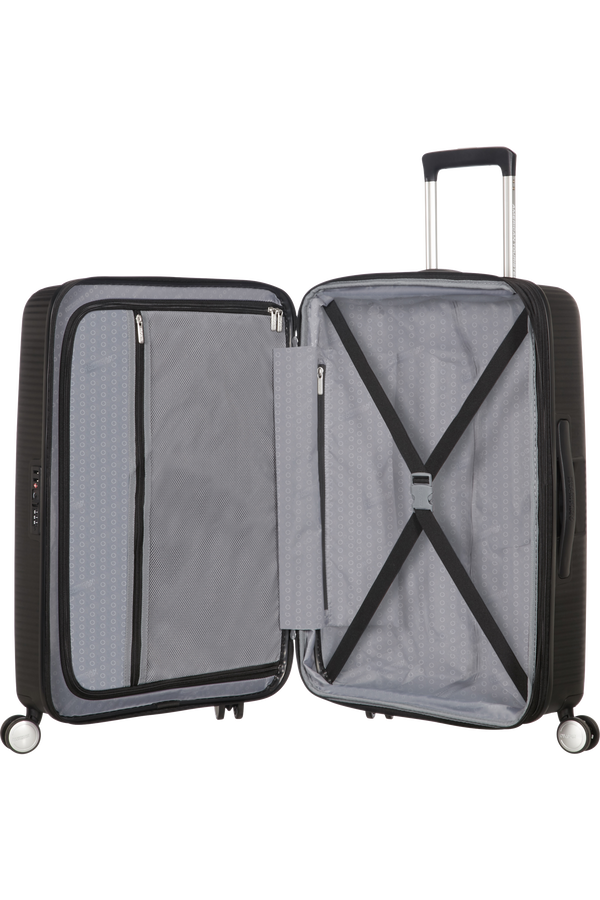 American Tourister Soundbox Spinner uitbreidbaar 77cm Bass Black