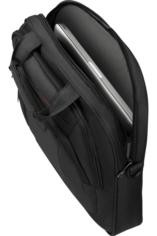 American Tourister At Work Laptop Bag  13.3-14.1inch Black/Orange American Tourister At Work Laptop Bag  13.3-14.1inch Black/Orange