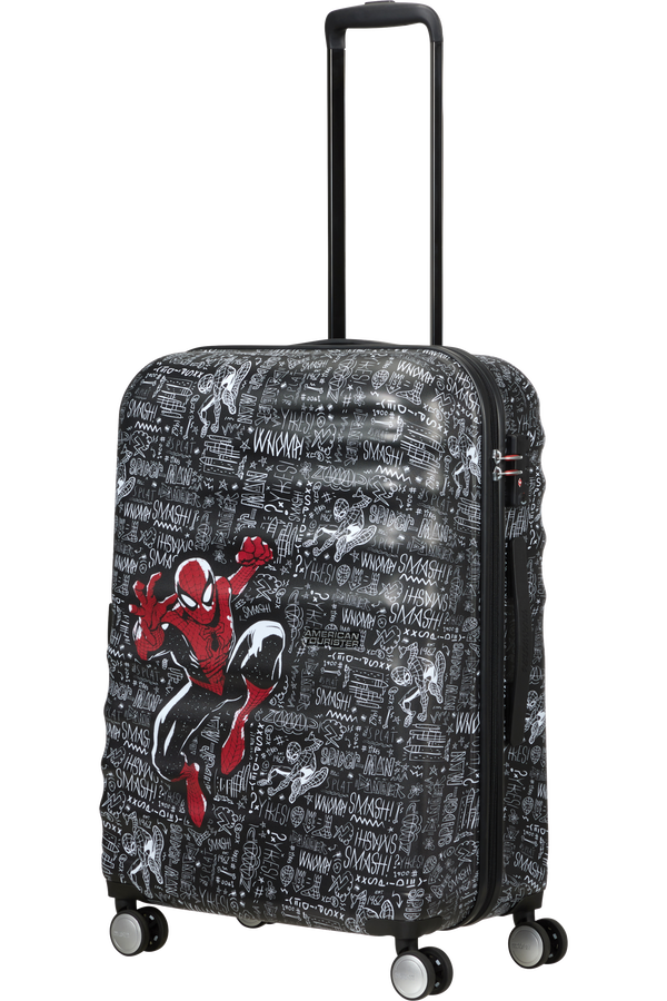 American Tourister Wavebreaker Disney Spinner 67cm  Spiderman Sketch