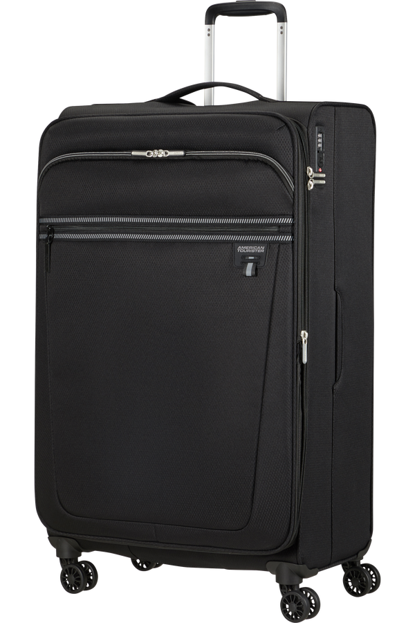 American Tourister Aerospin Spinner Expandable L  Zwart