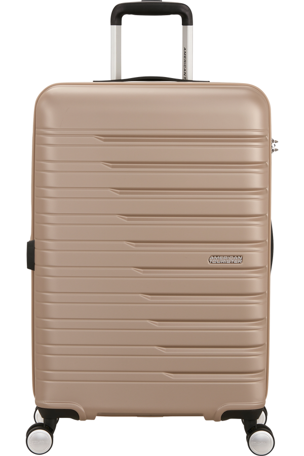 American Tourister Flashline Spinner 67/24 EXP TSA  Ivory gold