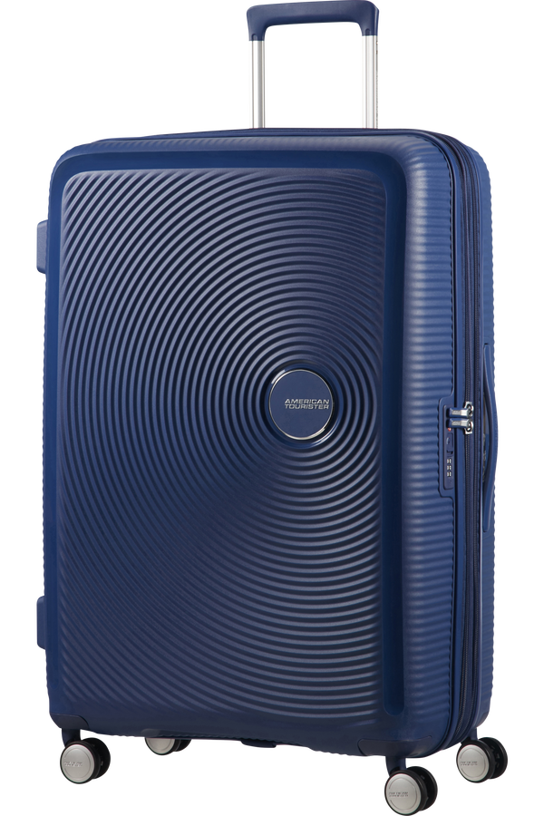 American Tourister Soundbox Spinner uitbreidbaar 77cm Midnight Navy American Tourister Soundbox Spinner uitbreidbaar 77cm Midnight Navy