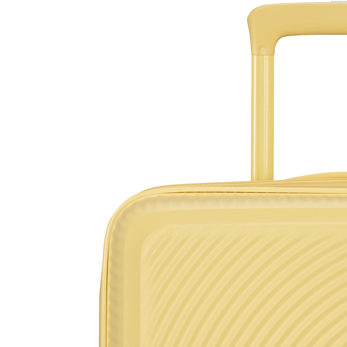 American Tourister Soundbox Spinner 55 Expandable Pastel Yellow