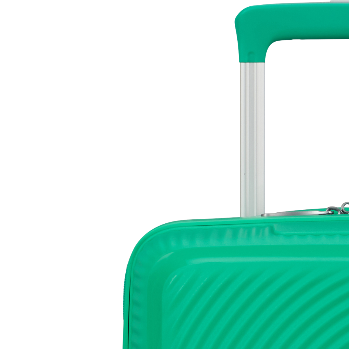 American Tourister kinderkoffer - Soundbox Mini handbagage 4 wielen - Bright Green - 22 l - 1.8 kg