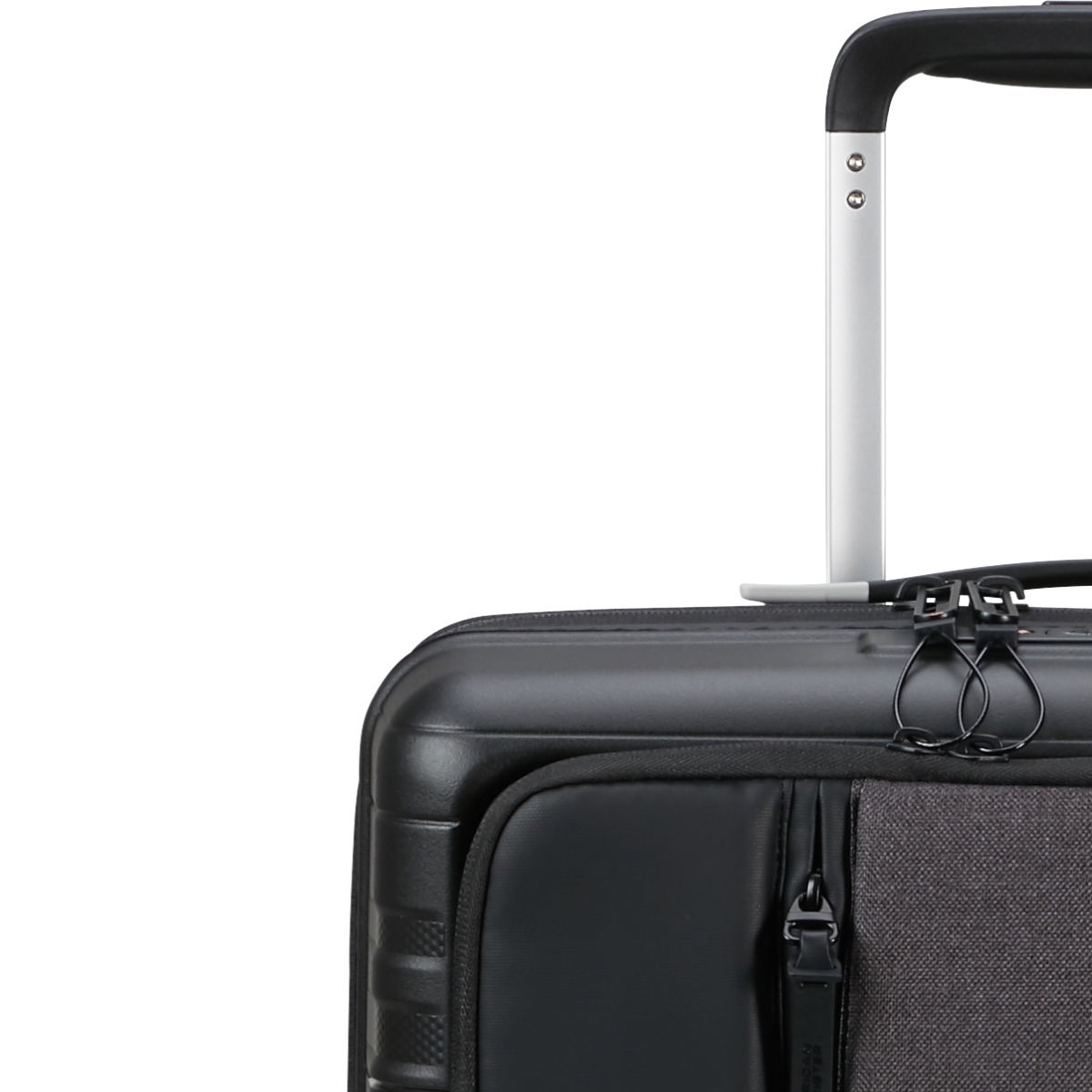 American Tourister Hello Cabin Spinner 55 EXP grey melange handbagage koffer pilotenkoffer