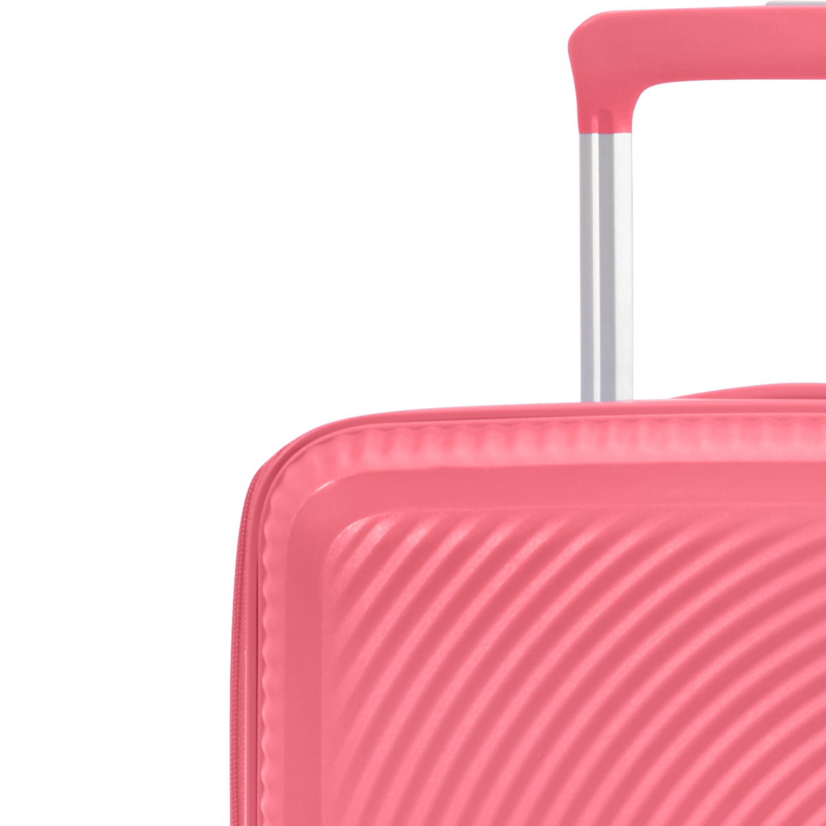 American Tourister Soundbox Spinner 55 Expandable sun kissed coral