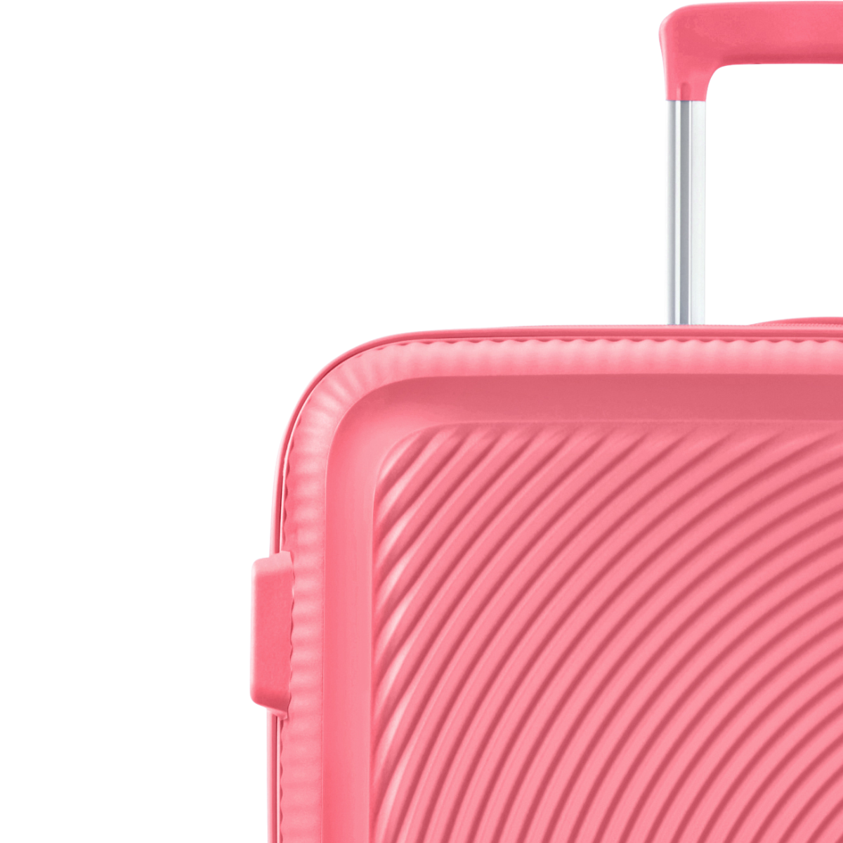 American Tourister Soundbox Spinner 77 Expandable sun kissed coral