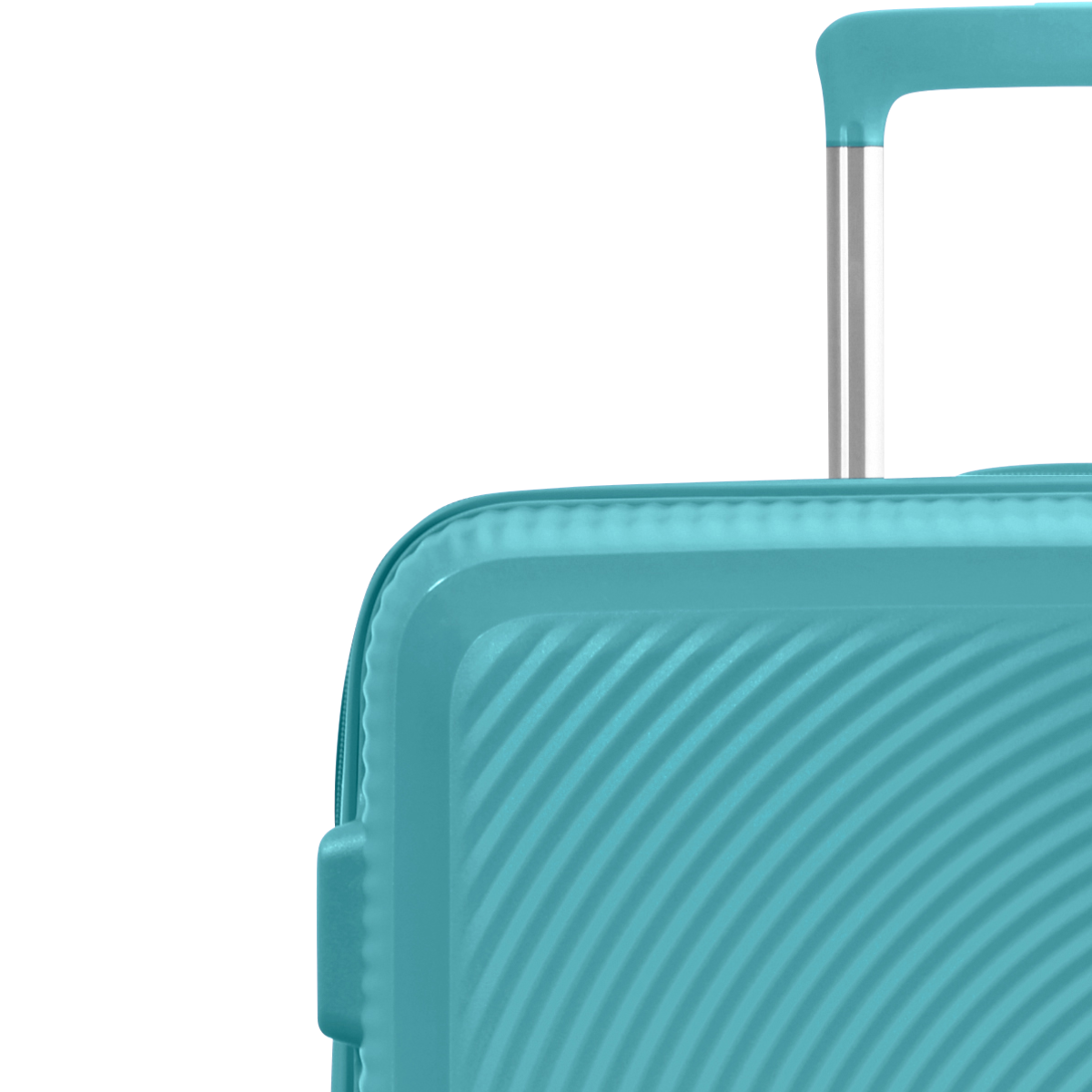 American Tourister Soundbox Spinner 67 Expandable turquoise tonic
