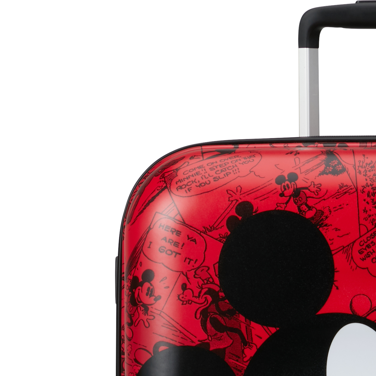 American Tourister Wavebreaker Disney Spinner 77/28 TSA mickey comics red
