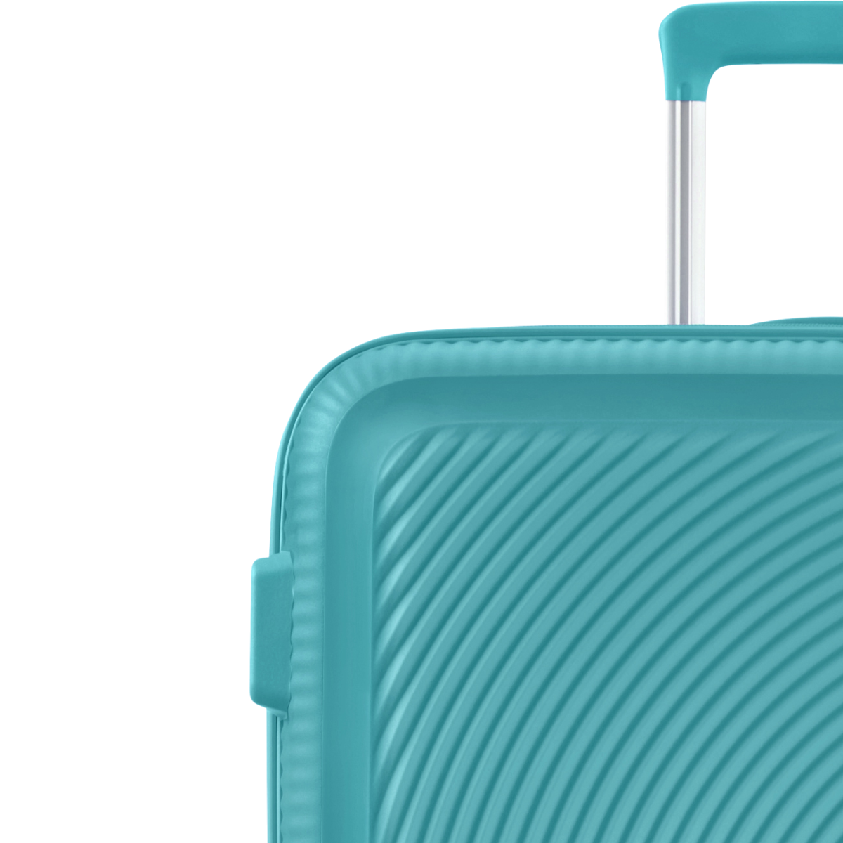 American Tourister Soundbox Spinner 77 Expandable turquoise tonic
