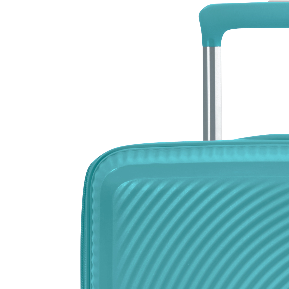American Tourister Soundbox Spinner 55 Expandable turquoise tonic