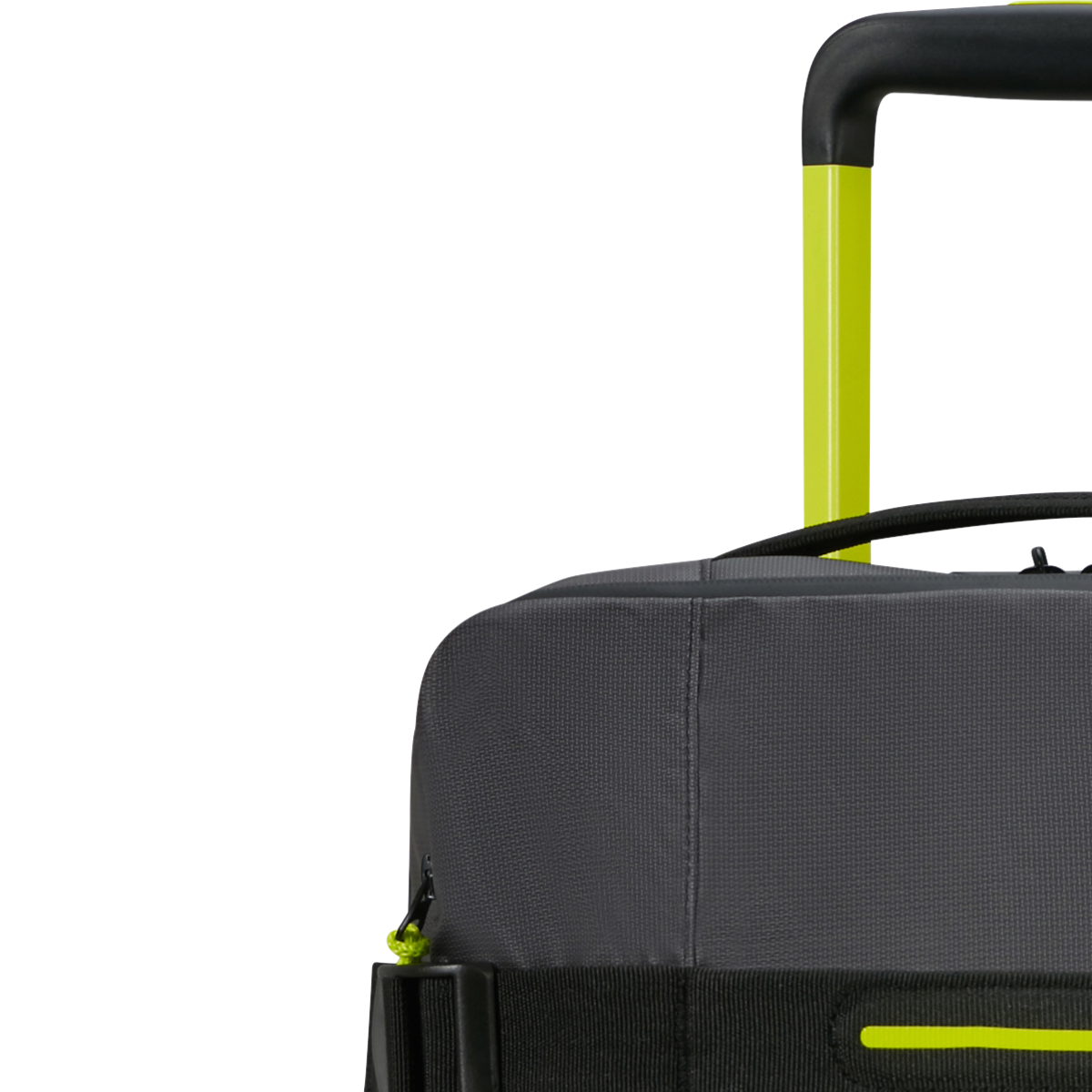 American Tourister Urban Track Duffle/Wheels S Coated black/lime Reistas